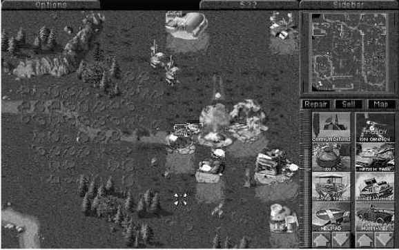 Атака ядерных ракет на игрока GDI ©2002 Electronic Arts All Rights Reserved